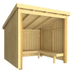 PLUS Gartenhaus Nordic fichtefarbig Hot