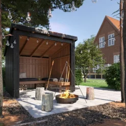 PLUS Gartenhaus Nordic fichtefarbig Best
