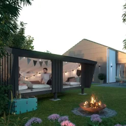 PLUS Gartenhaus Shelter fichtefarbig Best
