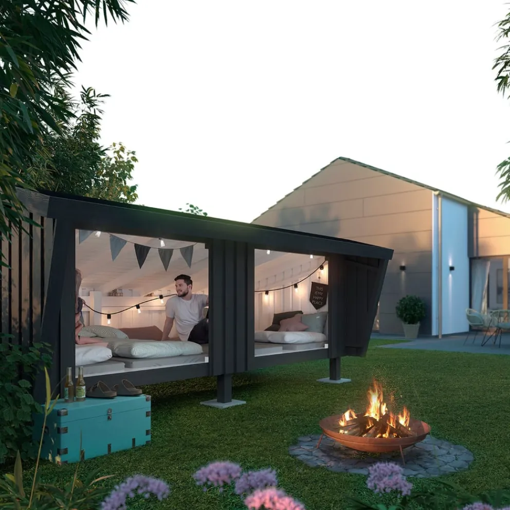PLUS Gartenhaus Shelter fichtefarbig Best