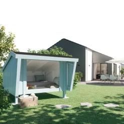 PLUS Gartenhaus Shelter fichtefarbig Sale