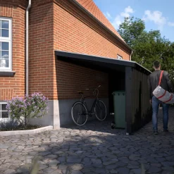PLUS Gartenhaus Wandmodell fichtefarbig Outlet