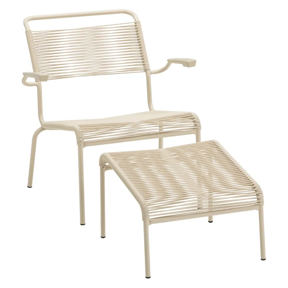 Schaffner Gartenhocker Säntis 15 pastellsand New
