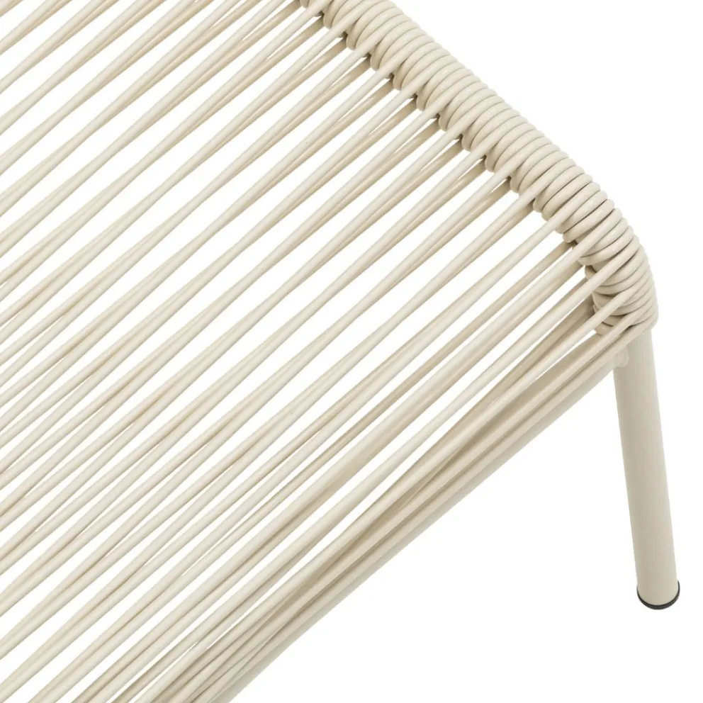 Schaffner Gartenhocker Säntis 15 pastellsand New