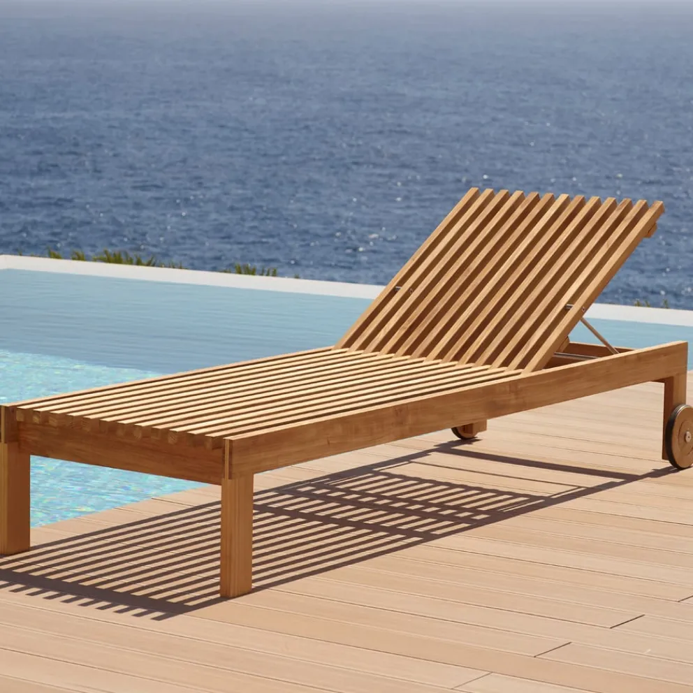 Cane-line Gartenliege Amaze teakfarbig Online