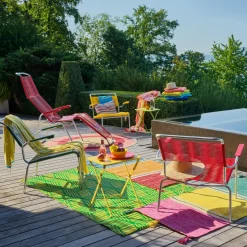 Schaffner Gartenliege Brissago 30 Rot Sale