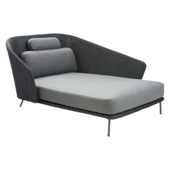 Cane-line Gartenliege Mega dunkelgrau Best