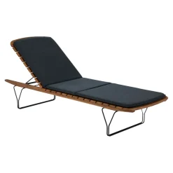 Houe Gartenliege Molo bambusfarbig, schwarz New