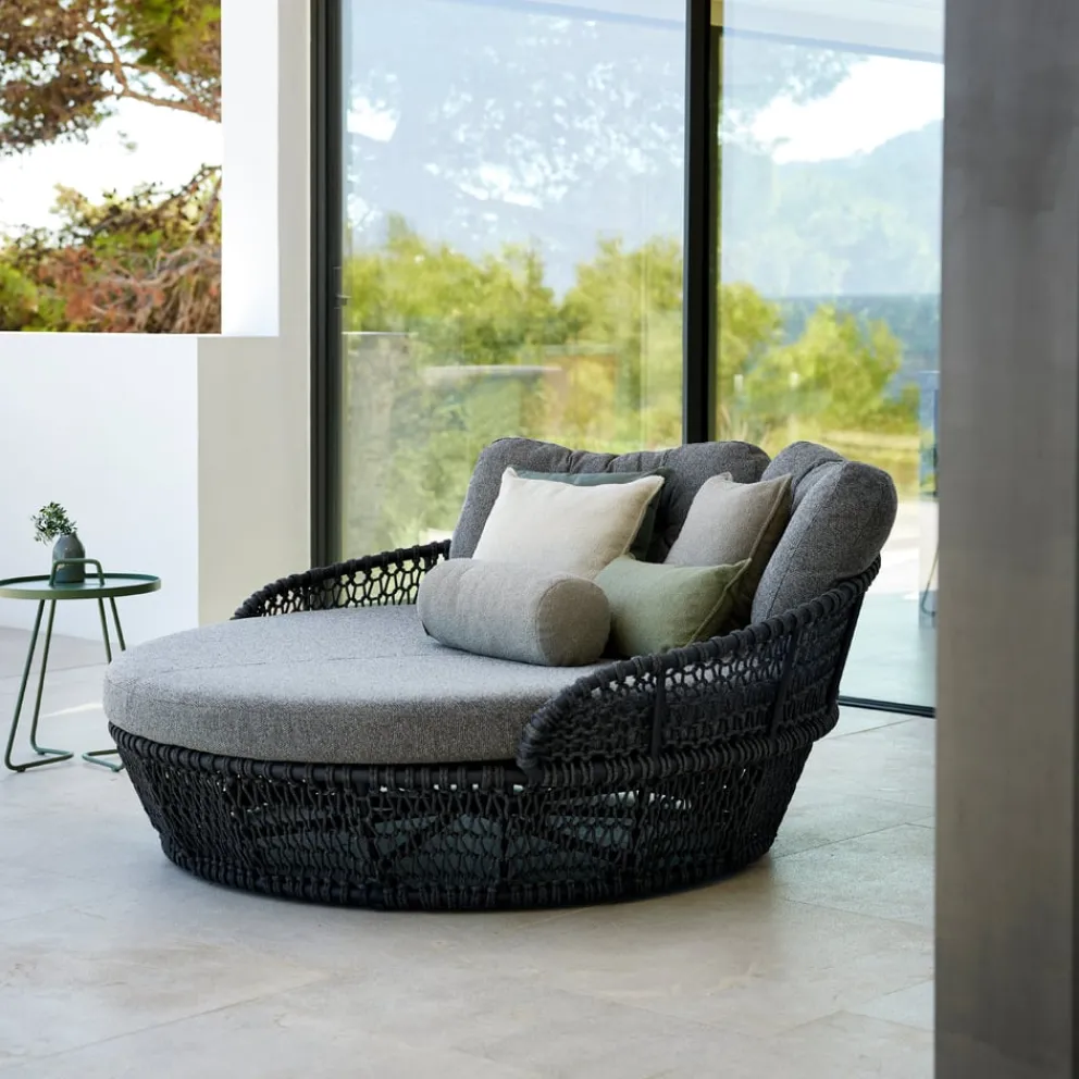 Cane-line Gartenliege Ocean Dark grey, White grey Y104 Outlet