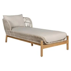 edy&liv Gartenliege Terracina akaziefarbig, graubeige Hot