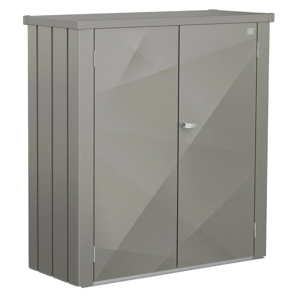 Biohort Gartenschrank Romeo Gr. M X-Design quarzgrau New