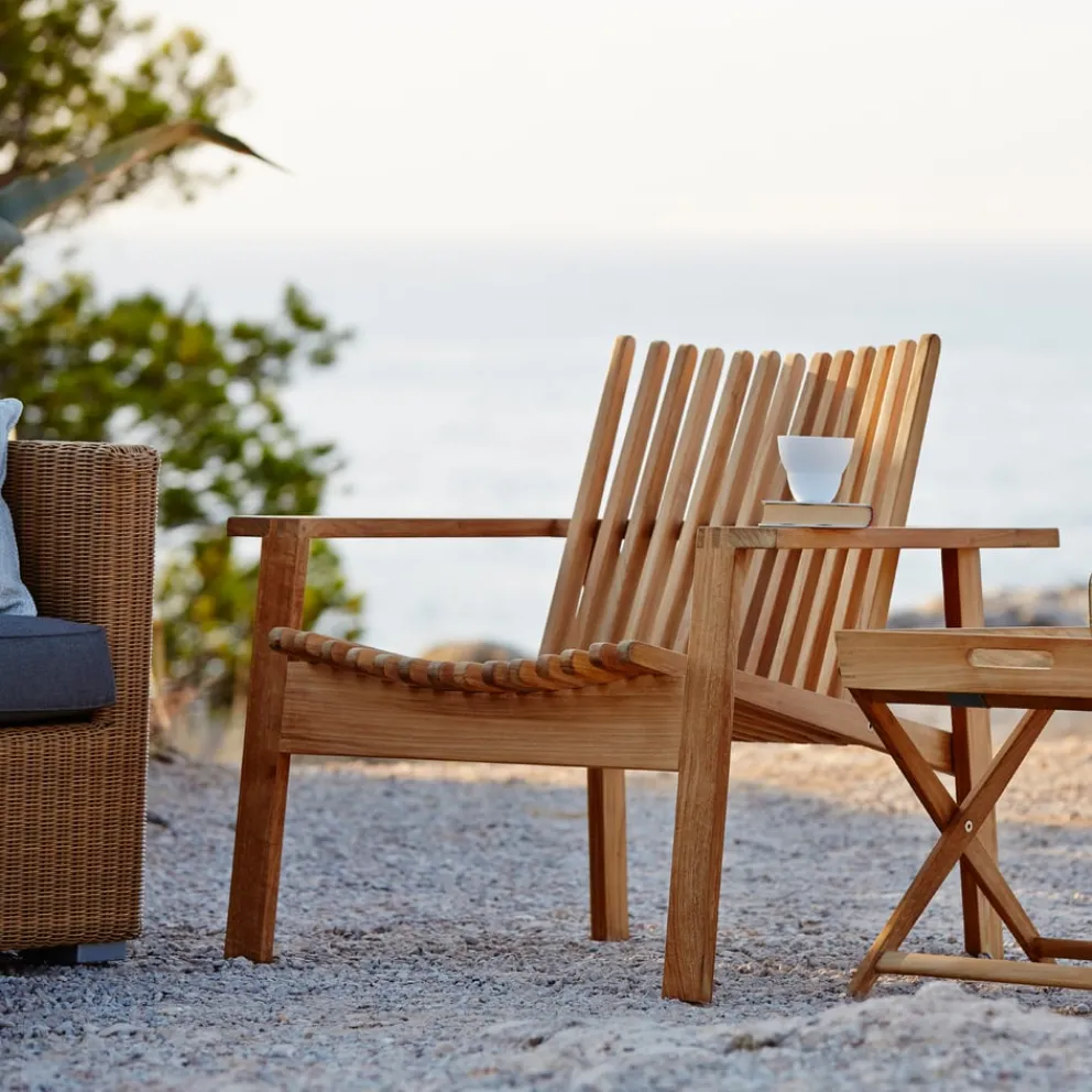 Cane-line Gartensessel Amaze teakfarbig