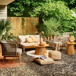 Johann Jakob Gartensessel Bermuda beige, taupe