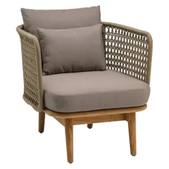Johann Jakob Gartensessel Bermuda beige, taupe
