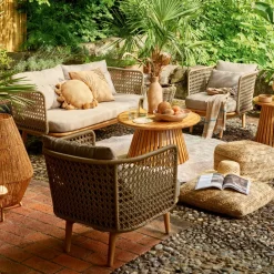 Johann Jakob Gartensessel Bermuda beige, taupe