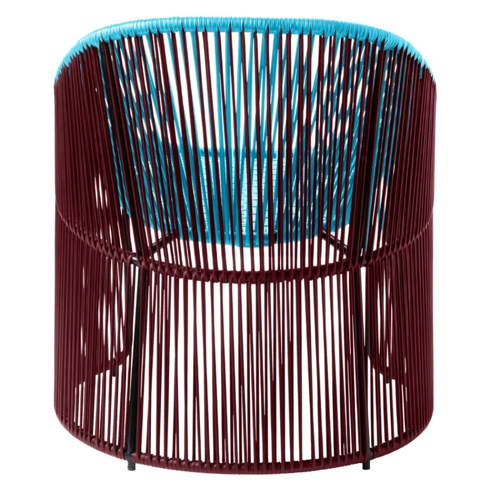 Ames Gartensessel Cartagenas bordeaux, pastellblau, schwarz Hot