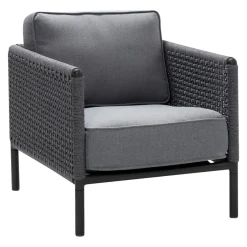 Cane-line Gartensessel Encore dunkelgrau, lava grey Clearance