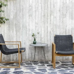 Cane-line Gartensessel Endless dunkelgrau, teakfarbig Discount