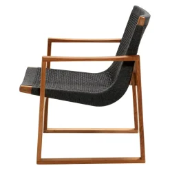 Cane-line Gartensessel Endless dunkelgrau, teakfarbig Discount