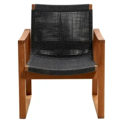 Cane-line Gartensessel Endless dunkelgrau, teakfarbig Discount
