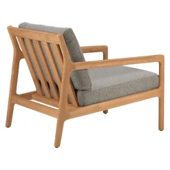 Ethnicraft Gartensessel Jack braun, dunkelgrau Best
