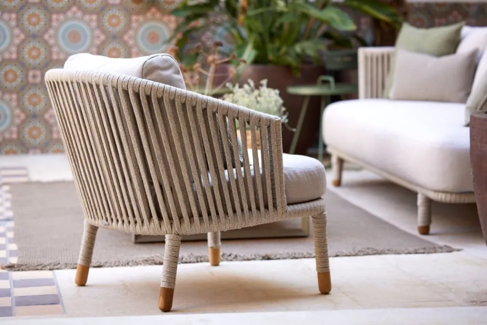 Cane-line Gartensessel Moments hellgrau Online