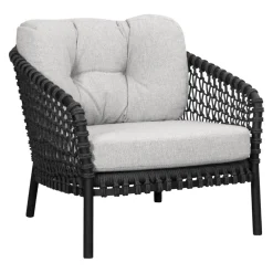 Cane-line Gartensessel Ocean Dark grey, Light brown Y116 Outlet