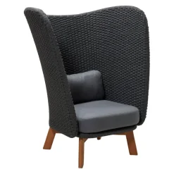 Cane-line Gartensessel Peacock Dark grey, Dark grey YN145 Sale
