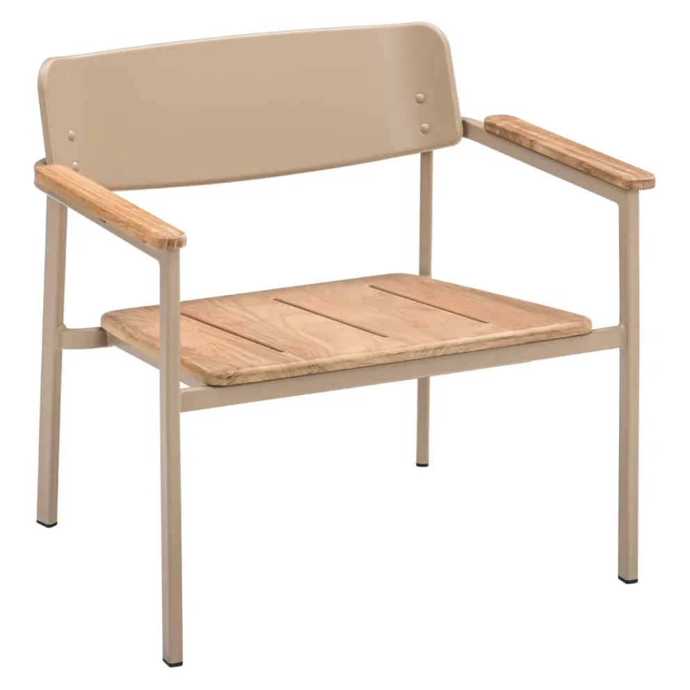 Emu Gartensessel Shine taupe, teakfarbig Outlet