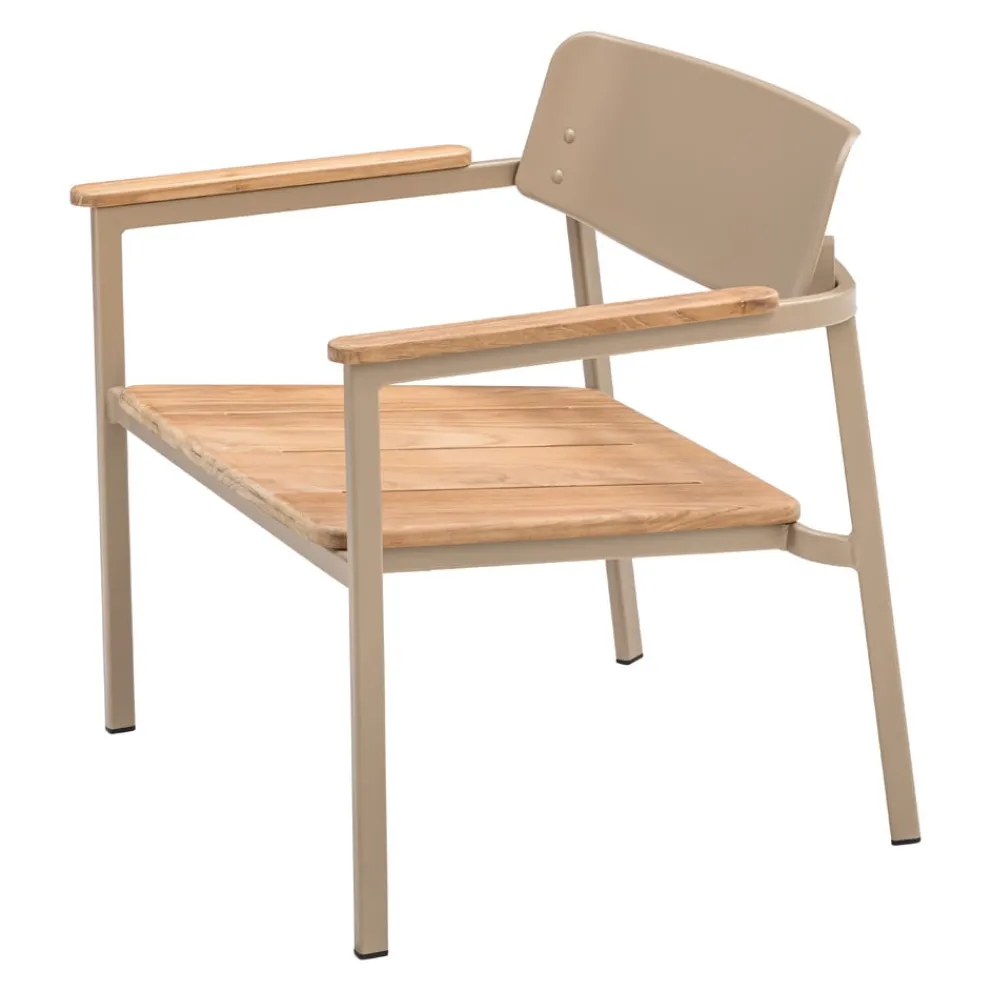 Emu Gartensessel Shine taupe, teakfarbig Outlet