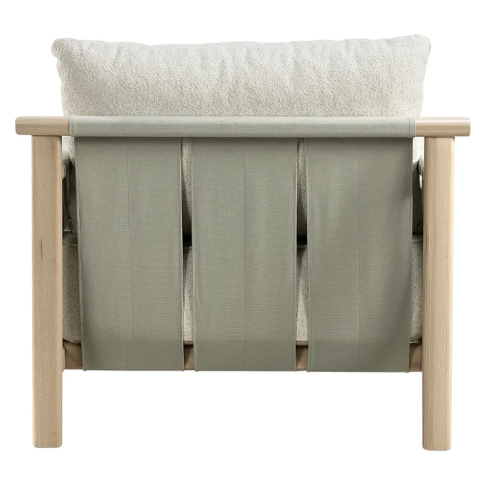 edy&liv Gartensessel Vaia beige, weissgrün Outlet