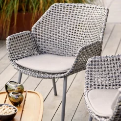Cane-line Gartensessel Vibe light grey, taupe