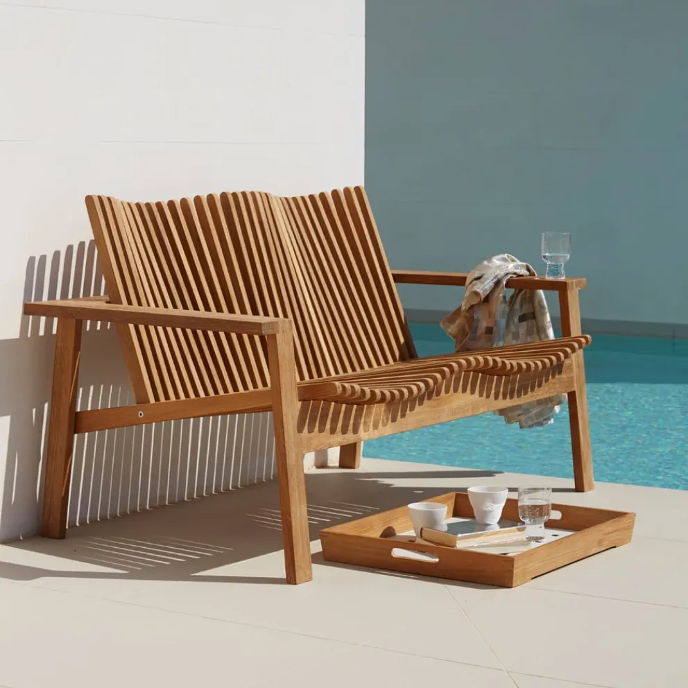Cane-line Gartensofa Amaze teakfarbig Outlet