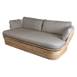 Cane-line Gartensofa Basket naturel, taupe