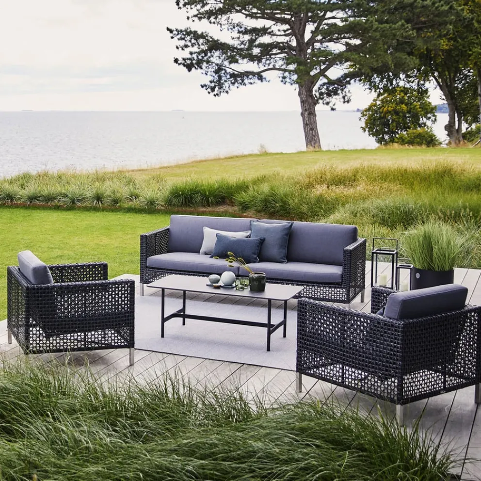 Cane-line Gartensofa Connect dunkelgrau, schwarz Clearance