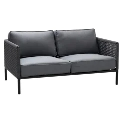 Cane-line Gartensofa Encore dunkelgrau, lava grey New