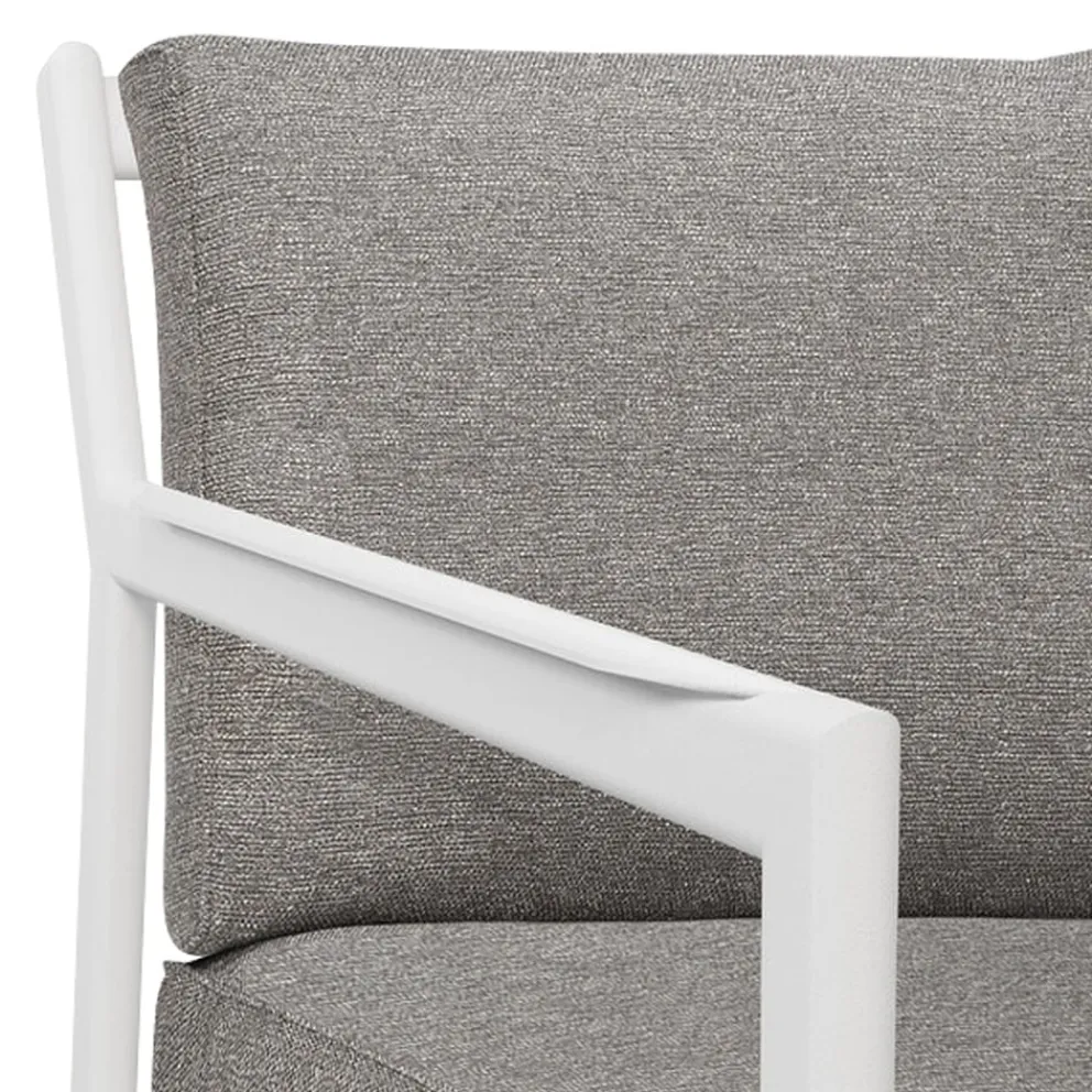 Ethnicraft Gartensofa Jack taupe, weiss