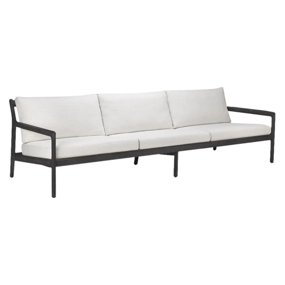Ethnicraft Gartensofa Jack off-white, schwarz Clearance