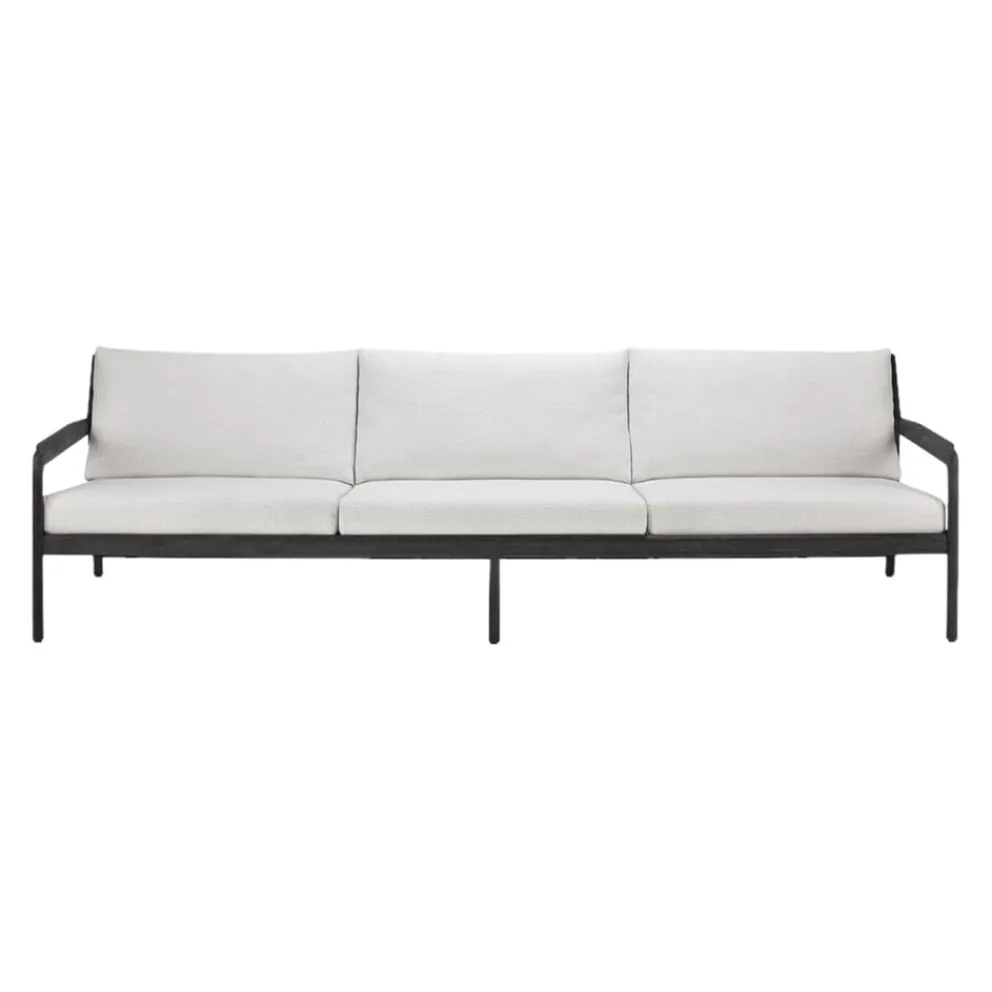 Ethnicraft Gartensofa Jack off-white, schwarz Clearance
