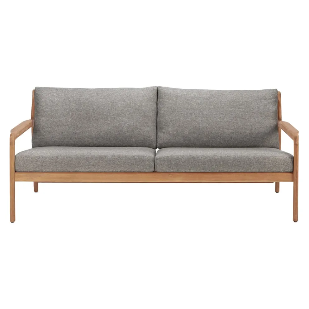 Ethnicraft Gartensofa Jack braun, dunkelgrau Discount
