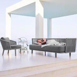 Cane-line Gartensofa Moments signalgrau Best