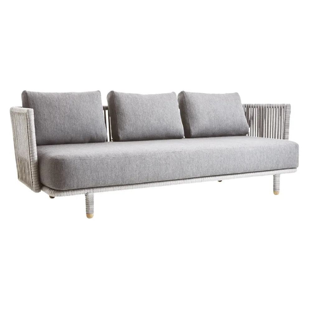 Cane-line Gartensofa Moments hellgrau