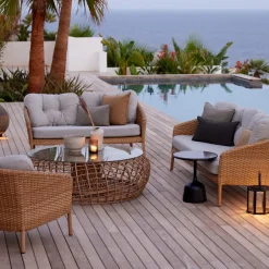 Cane-line Gartensofa Ocean Natural, White grey Y104 Best