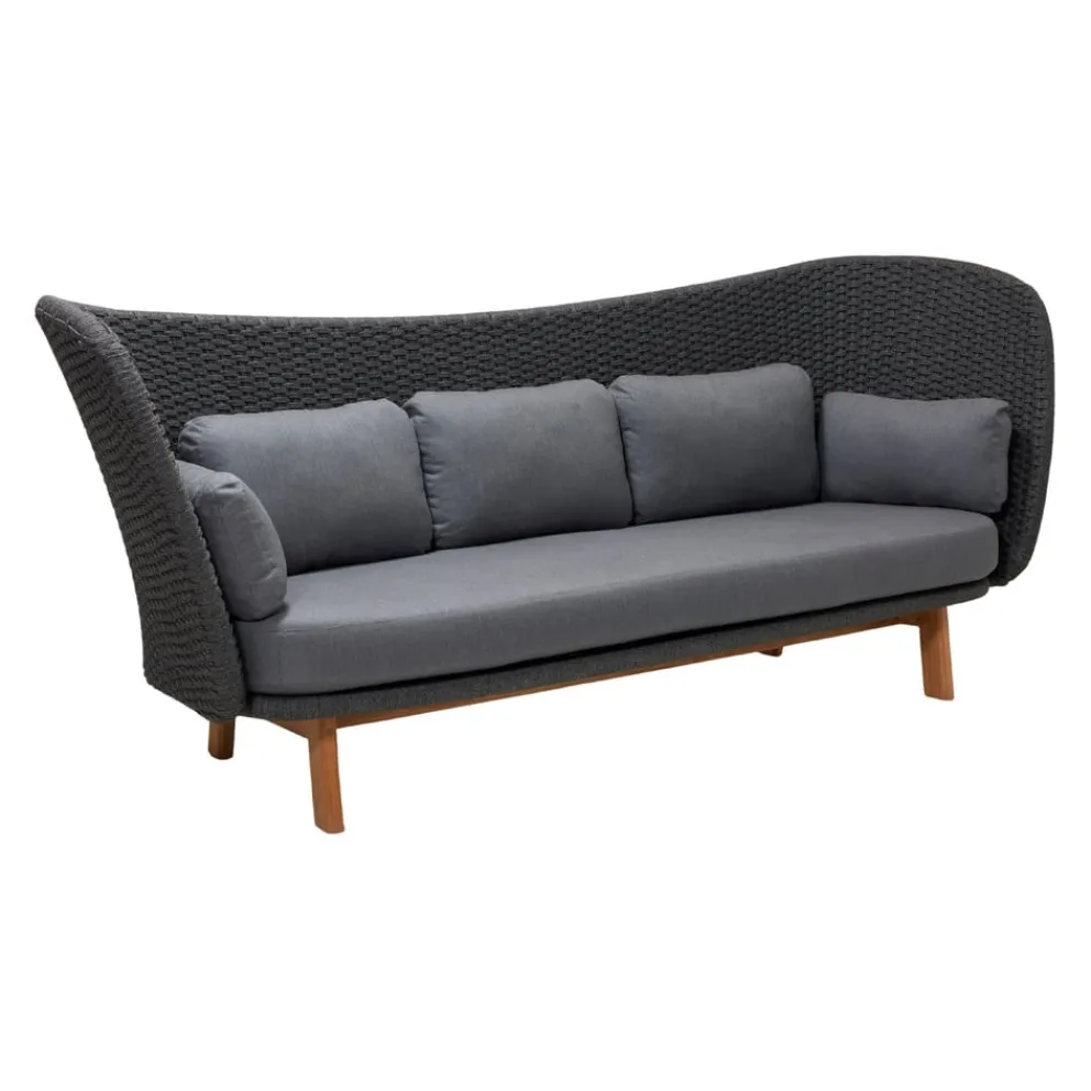 Cane-line Gartensofa Peacock Dark grey, Dark grey YN145 Outlet