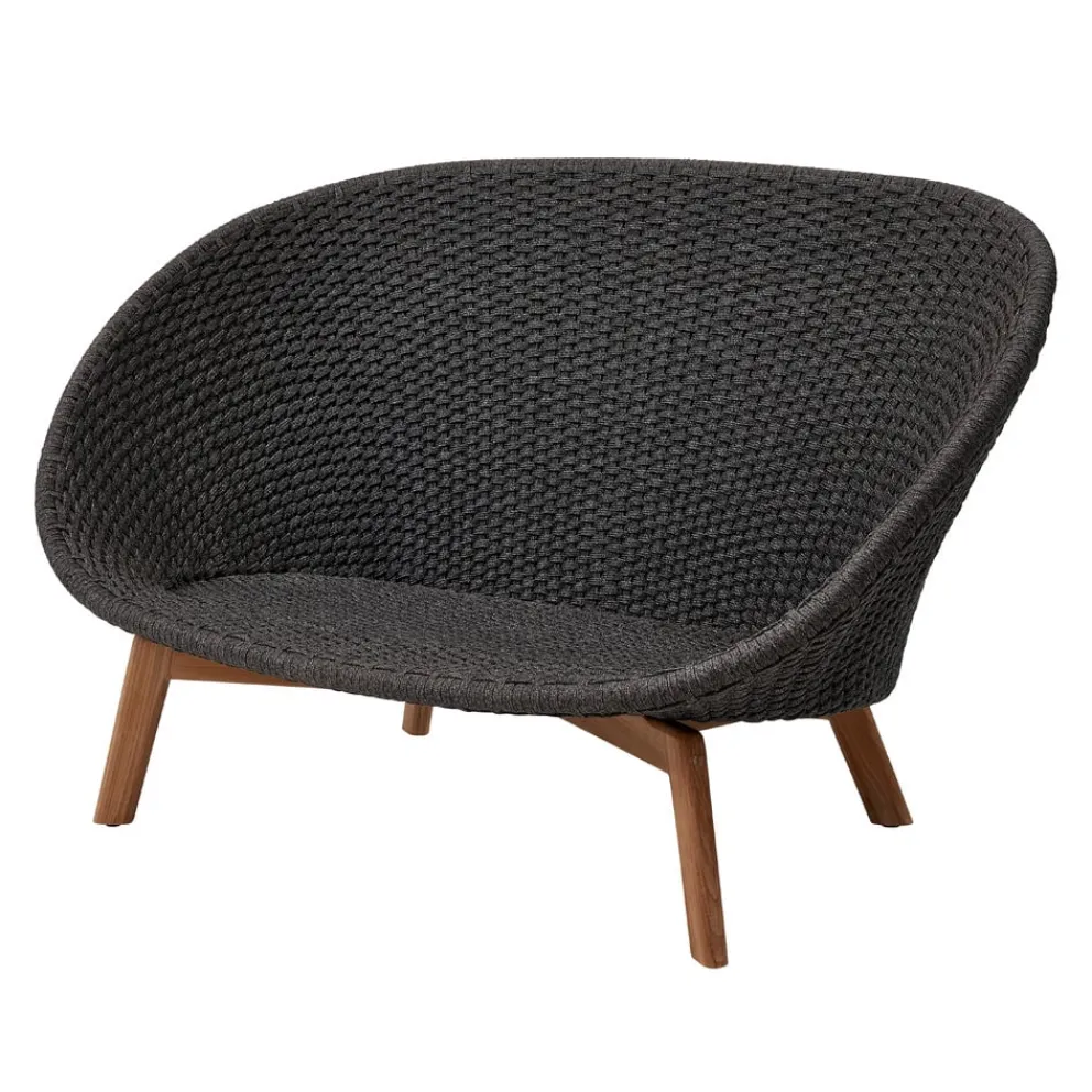 Cane-line Gartensofa Peacock Dark grey New