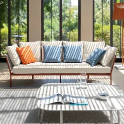 Fast Gartensofa Ria rostrot Discount