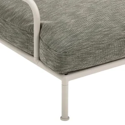 Fast Gartensofa Roè Alluminio 14 grigio polvere, Slow Sunbrella SLSW Alghe Seaweed Outlet