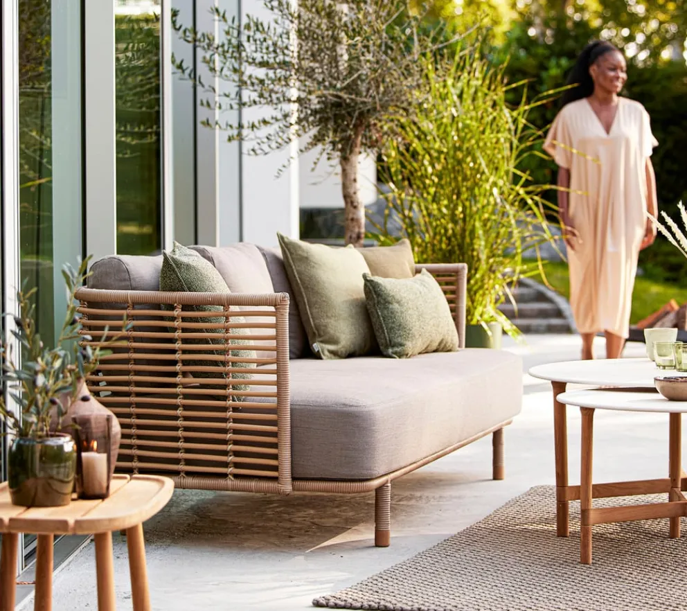 Cane-line Gartensofa Sense naturel, taupe Online