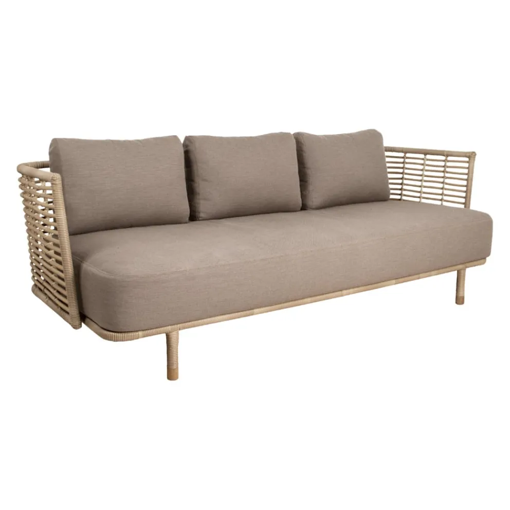 Cane-line Gartensofa Sense naturel, taupe Online