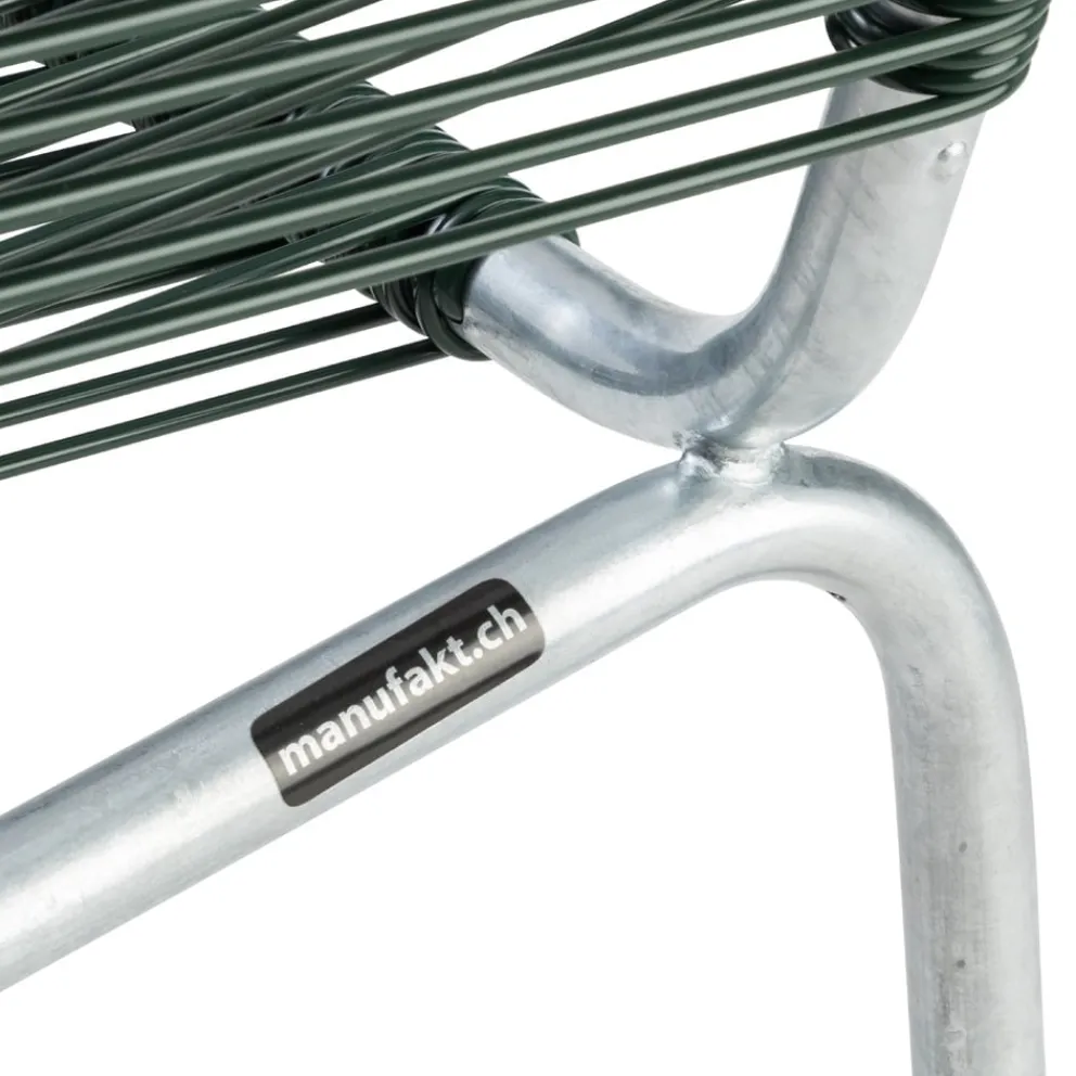 Manufakt Gartenstuhl Baettig 10 RAL 6009 tannengrün Outlet